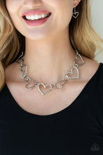 Load image into Gallery viewer, Vintagely Valentine Silver Necklace
