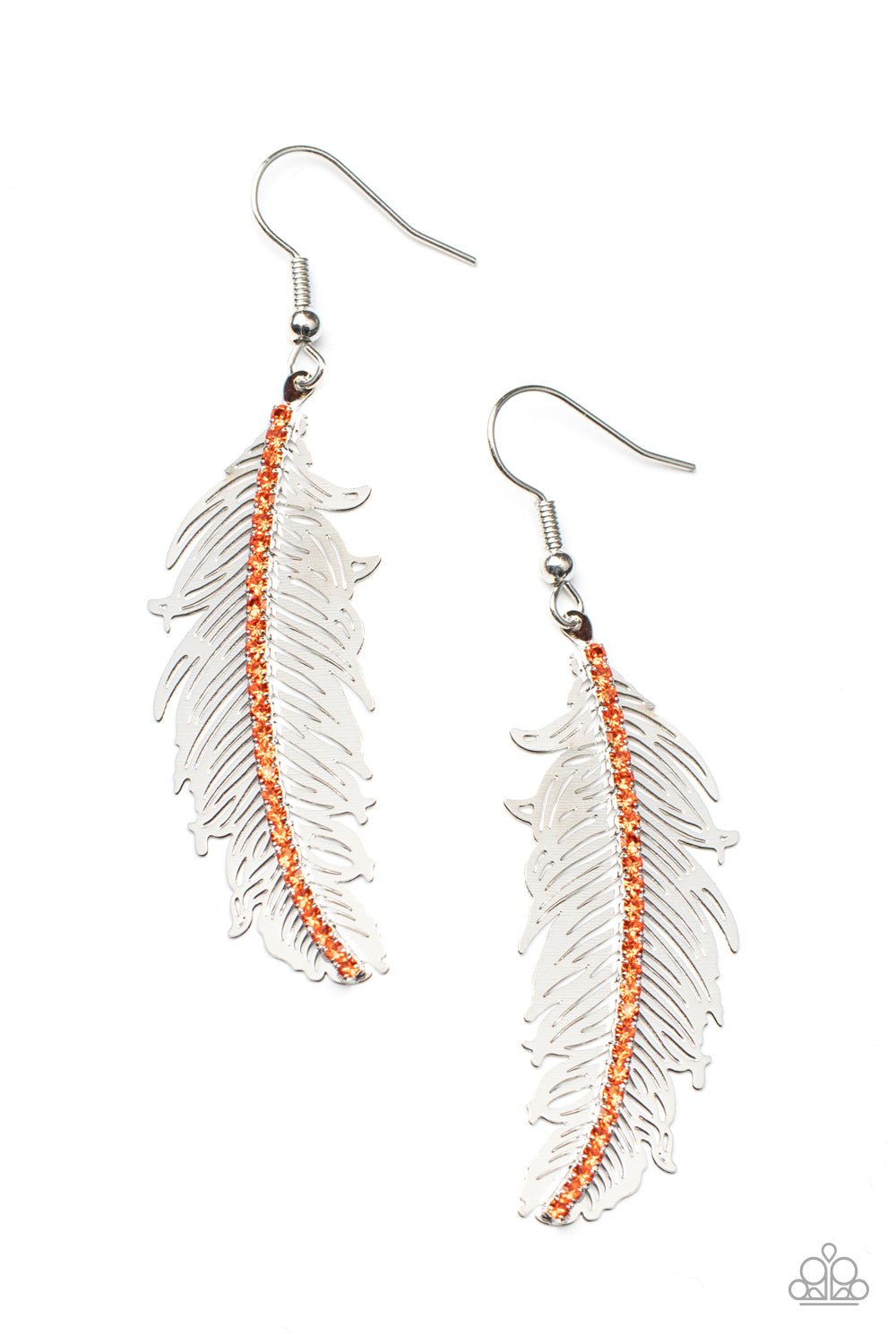 Fearless Flock - Orange Earrings