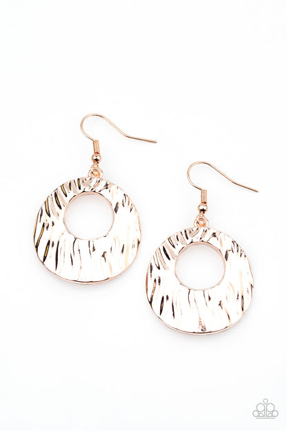 Warped Perception Rose Gold Earring