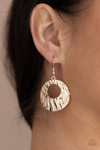 Warped Perception Rose Gold Earring