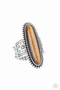 Ultra Luminary - Brown Tiger's Eye Stone Ring