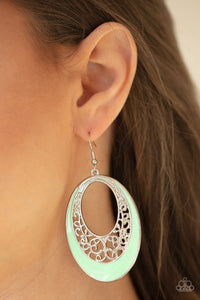 Green Earrings