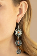 Load image into Gallery viewer, Festively Floral - Orange Earrings
