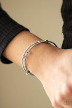 Load image into Gallery viewer, Silver Star Coil Bracelet
