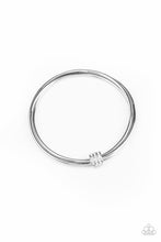 Load image into Gallery viewer, Roll Out The Rhinestones - White Bangle Bracelet
