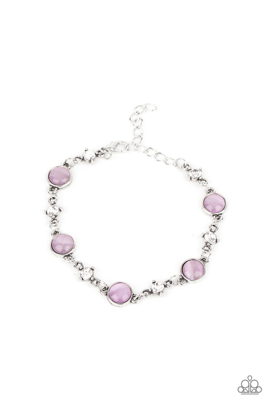 Use Your ILLUMINATION - Amethyst Orchid Cat's Eye Bracelet