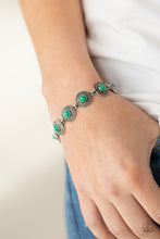 Load image into Gallery viewer, Springtime Special - Mint Green Floral Embossed Bracelet
