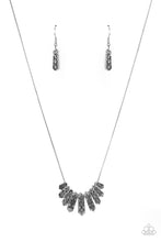 Load image into Gallery viewer, Monumental March - Silver Embossed Obelisk-Like Necklace
