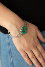 Load image into Gallery viewer, Happily Ever APPLIQUE - Mint Green Decorative Cuff Bracelet
