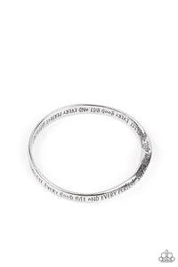 Perfect Present - Silver Inspirational Bangle