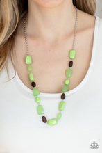 Load image into Gallery viewer, Meadow Escape - Apple Green Beaded Necklace
