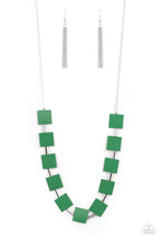 Load image into Gallery viewer, Hello, Material Girl - Mint Green Geometric Necklace
