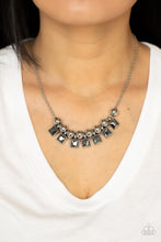 Load image into Gallery viewer, Graciously Audacious - Smoky Silver Popcorn Chain Necklace
