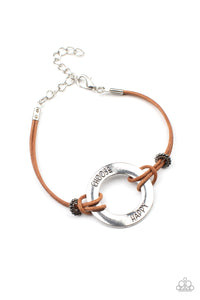 Choose Happy - Inspirational Leather Bracelet