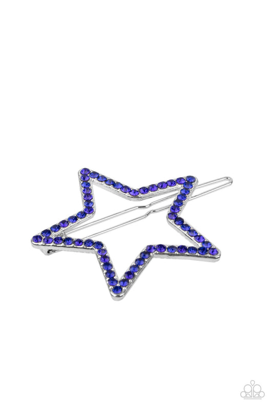 Stellar Standout - Blue AMERICANA Hair Barrette