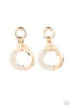 Load image into Gallery viewer, Modern Motivation - Gold Post Back Earrings
