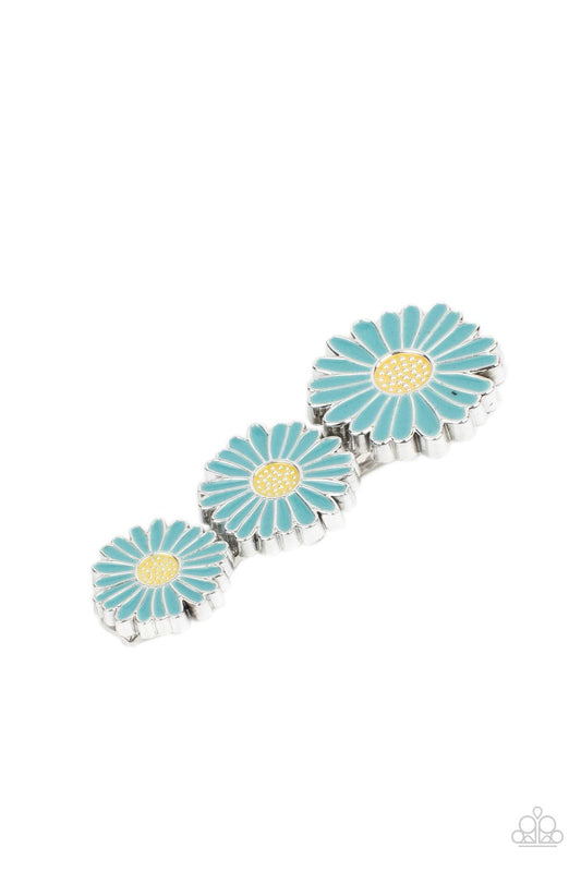 Posy Perfection - Blue Floral Hair Clip