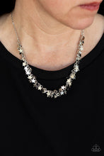 Load image into Gallery viewer, Silver Star Cluster Necklace
