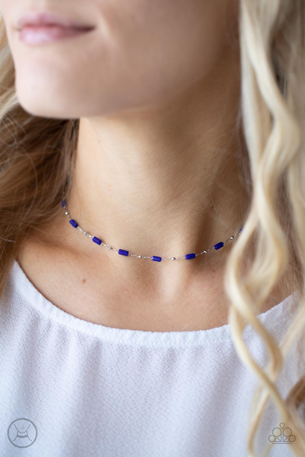 Urban Expo - Blue Choker Necklace