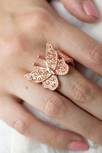 Load image into Gallery viewer, Bona Fide Butterfly - Copper Butterfly Ring
