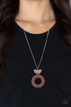 Load image into Gallery viewer, Wood and Wicker Necklace
