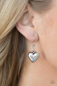 Chicly Cupid - Silver Layered Heart Charm Necklace