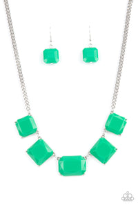 Instant Mood Booster - Mint Green Acrylic Necklace