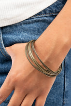 Load image into Gallery viewer, Suddenly Synced - Brass Bangle Bracelet Set
