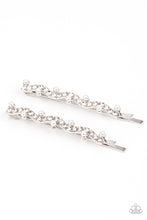 Load image into Gallery viewer, Ballroom Banquet - White Bobby Pin
