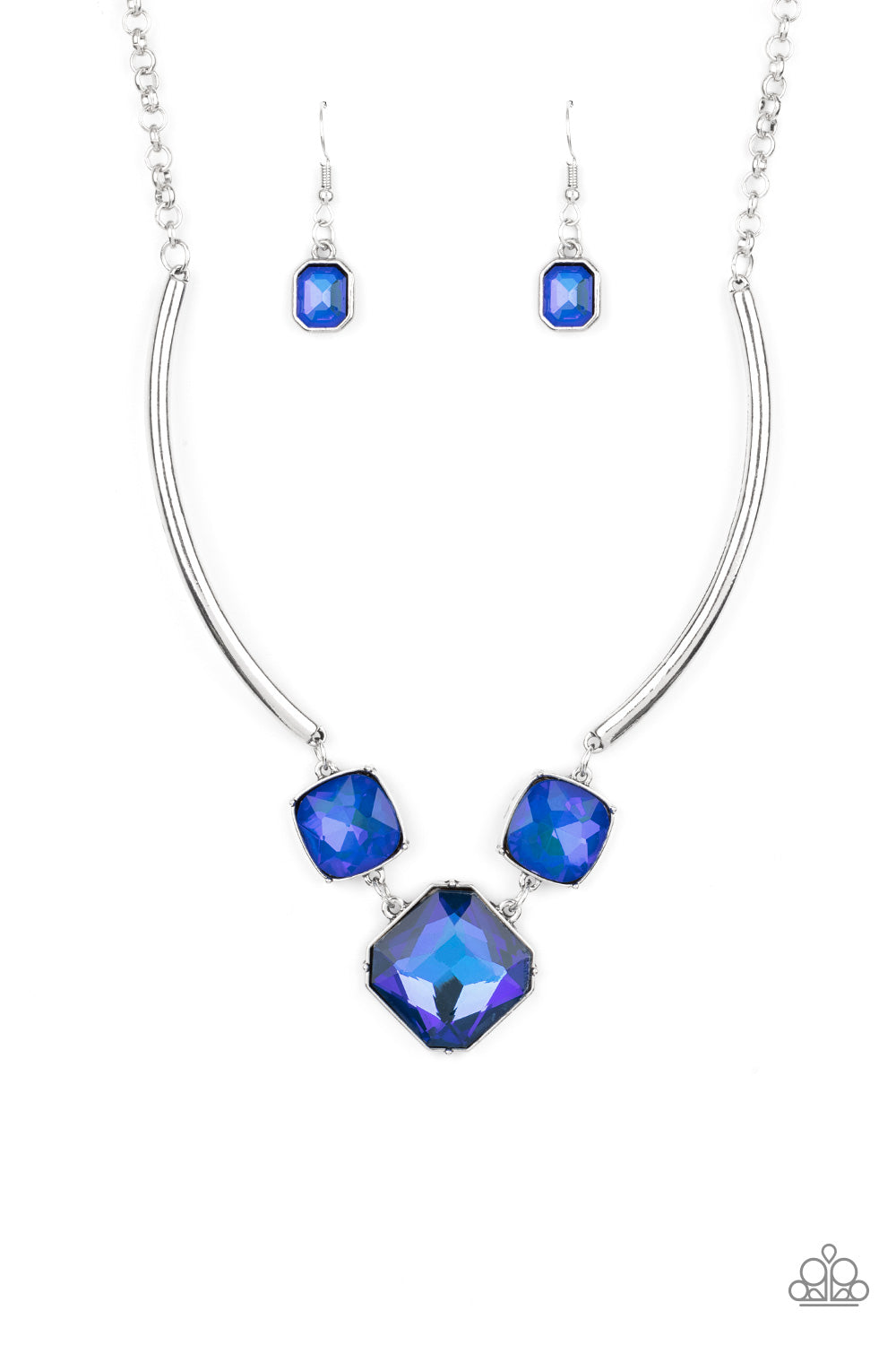 Radiant Cut Blue Gems