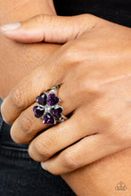 Load image into Gallery viewer, Minnesota Magic - Purple Rhinestone Ring
