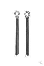 Load image into Gallery viewer, Black Tassel Earrings
