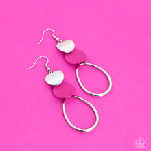 Load image into Gallery viewer, Retro Reception - Pink Earrings
