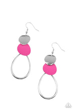 Load image into Gallery viewer, Retro Reception - Pink Earrings
