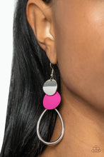 Load image into Gallery viewer, Retro Reception - Pink Earrings
