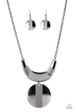 Load image into Gallery viewer, Metallic Enchantress - Gunmetal Statement Necklace
