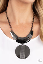 Load image into Gallery viewer, Metallic Enchantress - Gunmetal Statement Necklace
