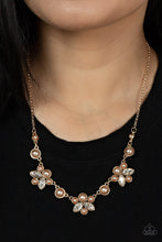 Load image into Gallery viewer, Champagne Pearl Necklace
