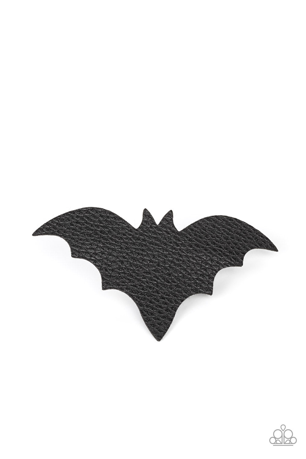 BAT to the Bone - Black Leather Bat Hair Clip