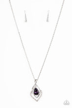 Load image into Gallery viewer, Dauntless Demure - Purple Rhinestone Necklace
