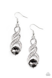 High-Ranking Royalty - Silver Formal Earring