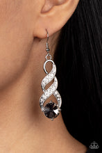 Load image into Gallery viewer, High-Ranking Royalty - Silver Formal Earring
