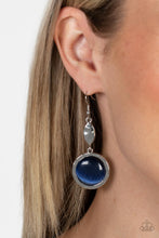 Load image into Gallery viewer, Magically Magnificent - Blue Cat&#39;s Eye Stone Earrings
