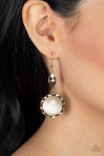 Load image into Gallery viewer, Magically Magnificent - Gold Cat&#39;s Eye Stone Earrings
