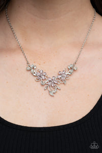 Floral Fashion Show - Floral Rhinestone Necklace