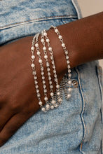 Load image into Gallery viewer, Paparazzi Pearl and Rhinestone Bracelet
