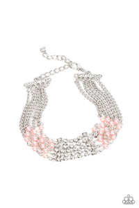 Experienced in Elegance - Delicate Bracelet (choice of white or pink pearl beads)