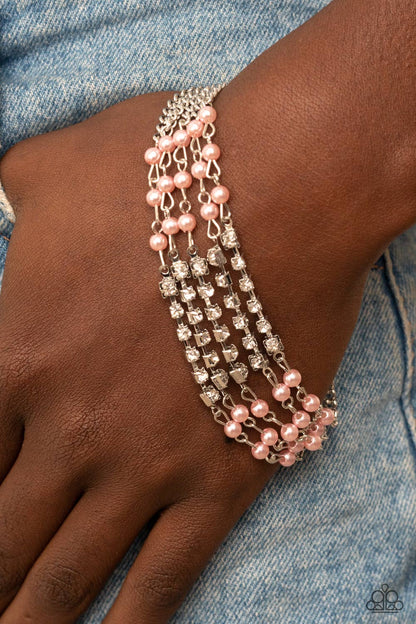 Experienced in Elegance - Delicate Bracelet (choice of white or pink pearl beads)