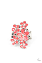 Load image into Gallery viewer, Boastful Blooms - Subdued Red Floral Ring
