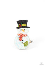 Load image into Gallery viewer, Snowman Hair Clip
